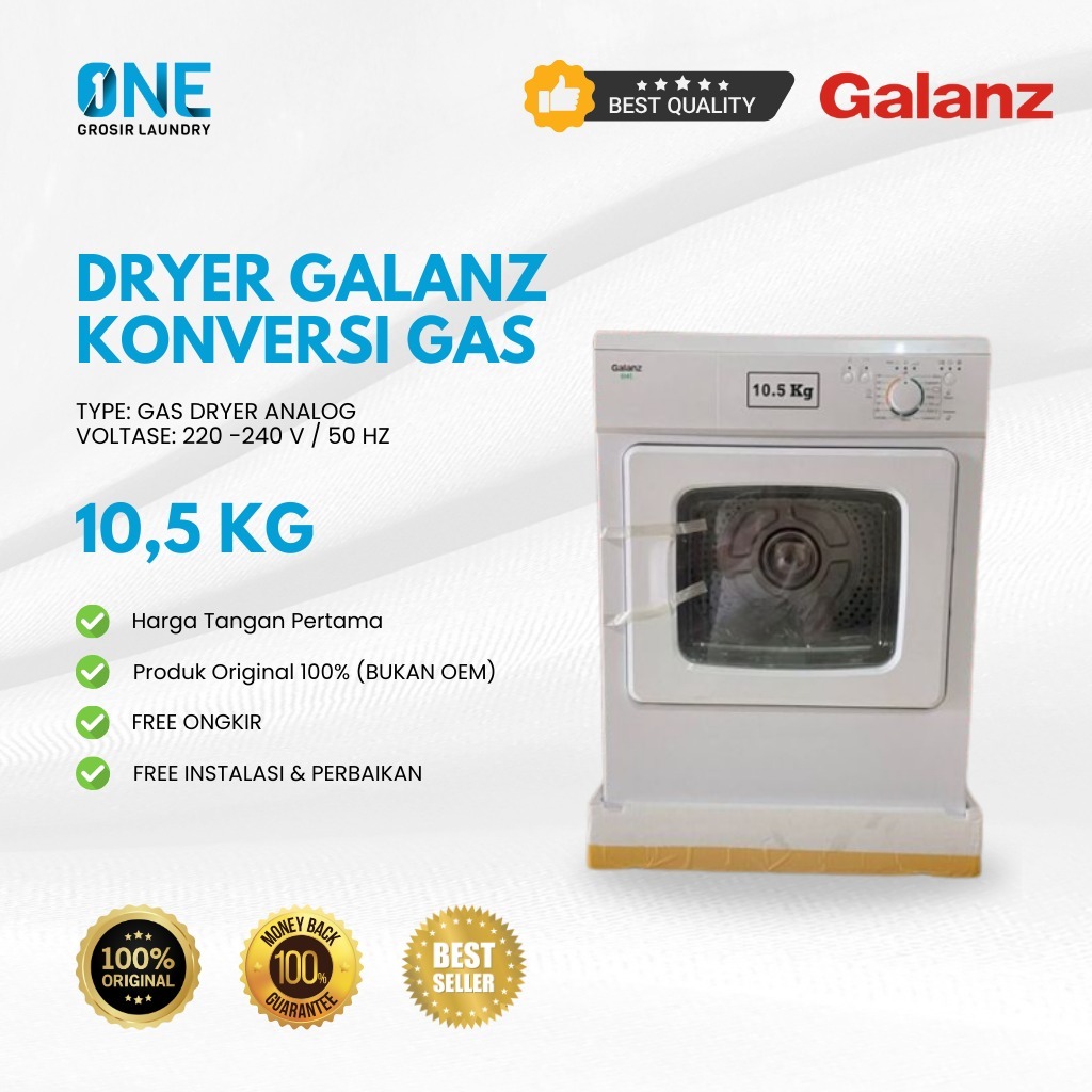 Jual Mesin Pengering Dryer GALANZ 10 5 Kg Shopee Indonesia