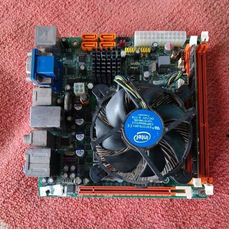 Jual Motherboard H55 Intel Lga 1156 DDR3 Prosesor Core I3 Dan Fan