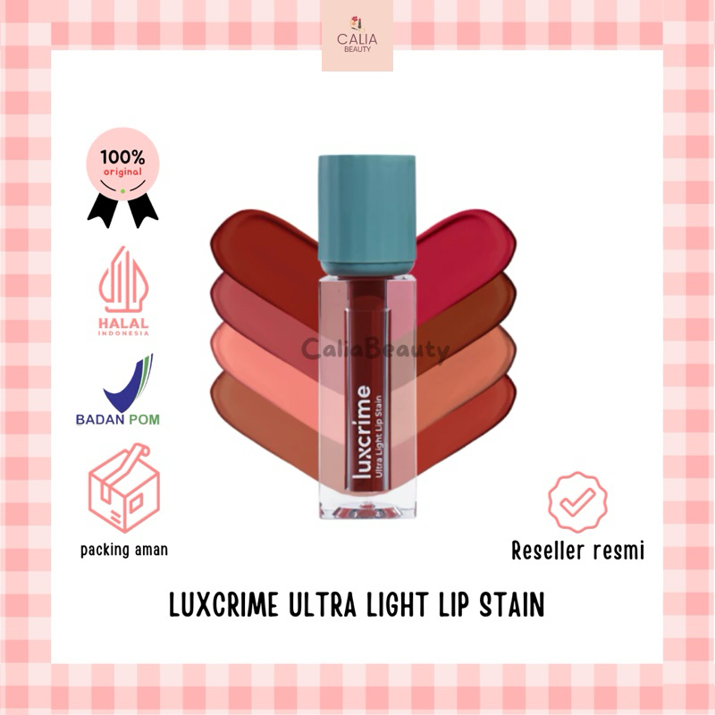 Jual Luxcrime Ultra Light Lip Stain Shopee Indonesia