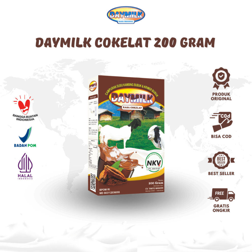 Jual PROMO DAYMILK Susu Kambing Etawa 4 Varian Rasa Cokelat