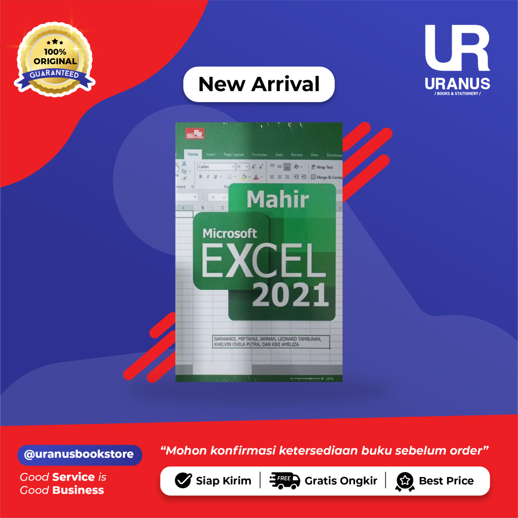 Jual MAHIR MICROSOFT EXCEL 2021 ELK TOKO BUKU URANUS NGAGEL