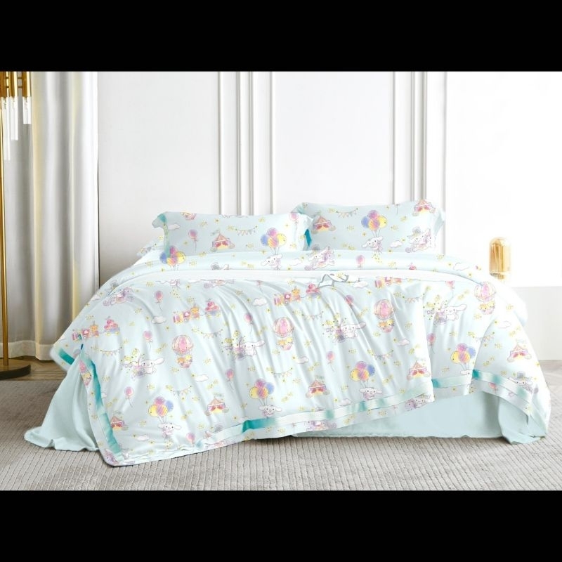 Jual Sprei Cinnamoroll Tencel Lyocell Organic Bamboo Extra Soft