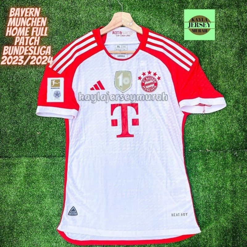 Jual JERSEY BOLA PLAYER ISSUE BAYERN MUNCHEN HOME 2023 2024 FULL PATCH