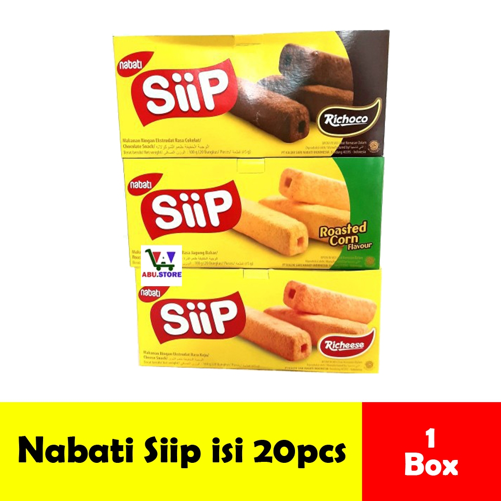 Jual Richeese Nabati Siip Kemasan Box Rasa Cokelat Keju Dan Jagung