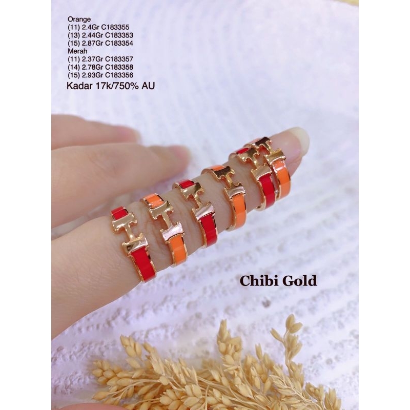 Jual Chibi Gold Cincin H Emas Italy Au Emas Kadar K Shopee