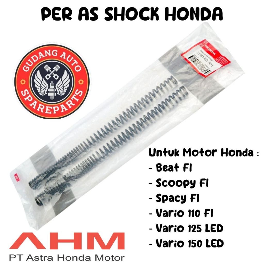 Jual Original Ahm Per As Shock Depan Beat Fi Scoopy Fi Spacy Fi Vario