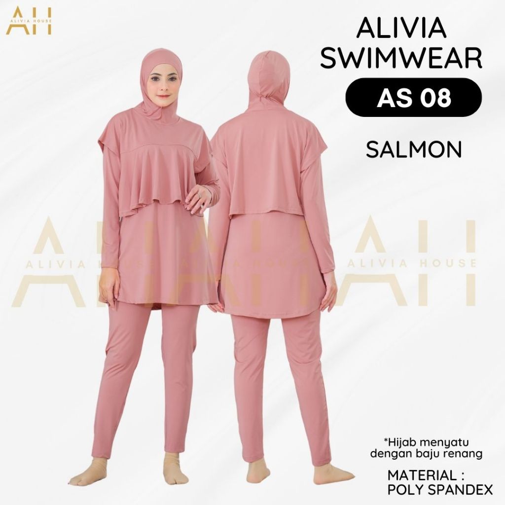 Jual Alivia Swimwear As Baju Renang Muslimah Syari Dewasa Wanita