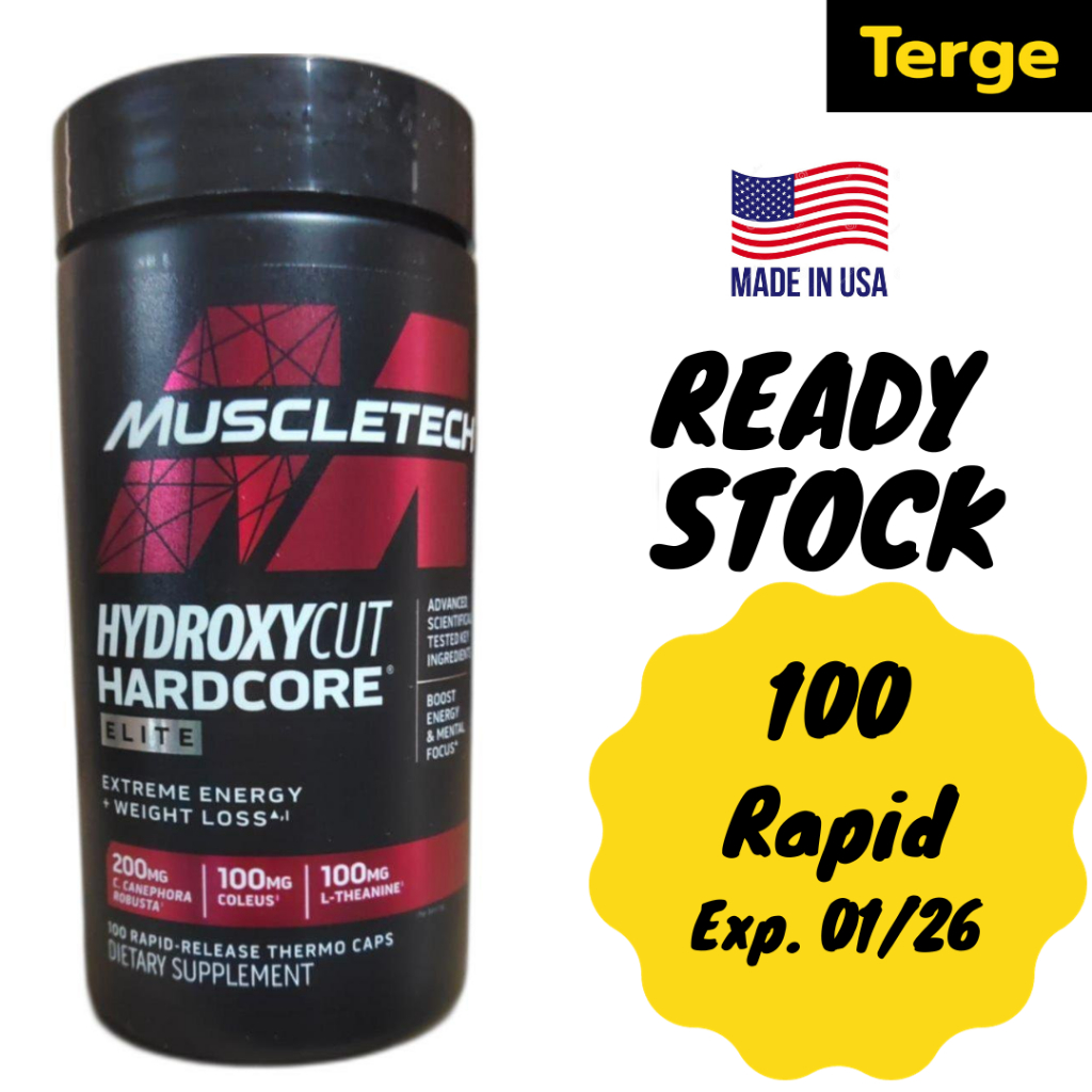 Jual Muscletech Hydroxycut Hardcore Elite Rapid Release Thermo