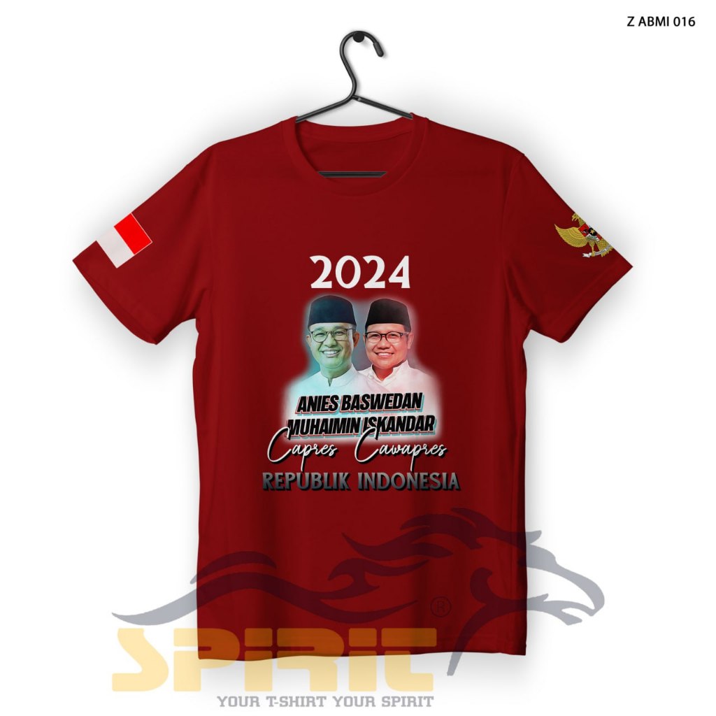 Jual Kaos Anies Baswedan Muhaimin Iskandar Amin Baju Kaos Pasanga