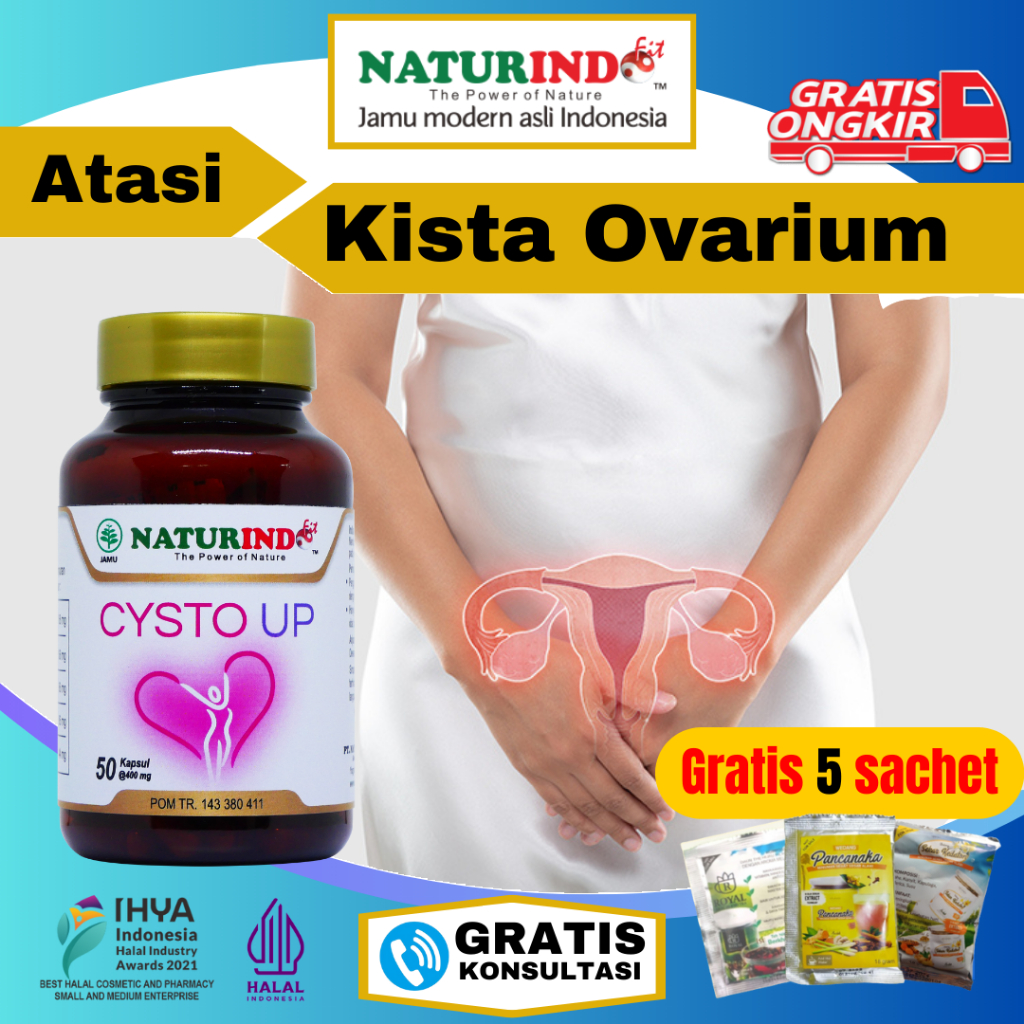 Jual Obat Kista Ovarium Paling Ampuh Cysto Up Naturindo Shopee Indonesia