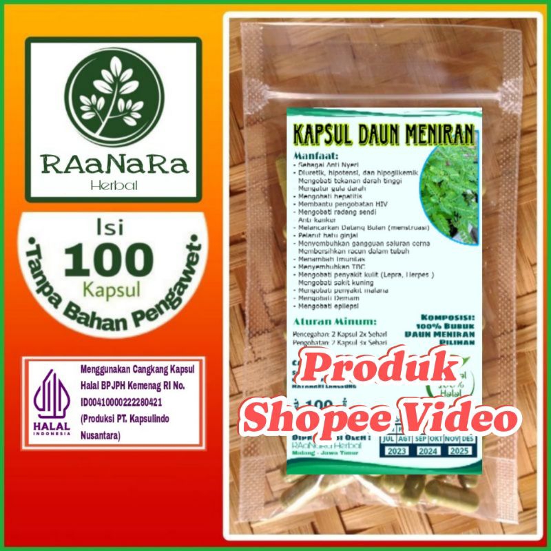 Jual Kapsul Daun Meniran Alami Asli Original Shopee Indonesia