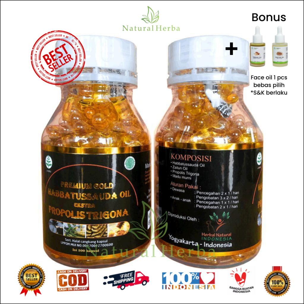 Jual Beli Free Hadiah Habatusauda Extra Propolis Trigona Isi