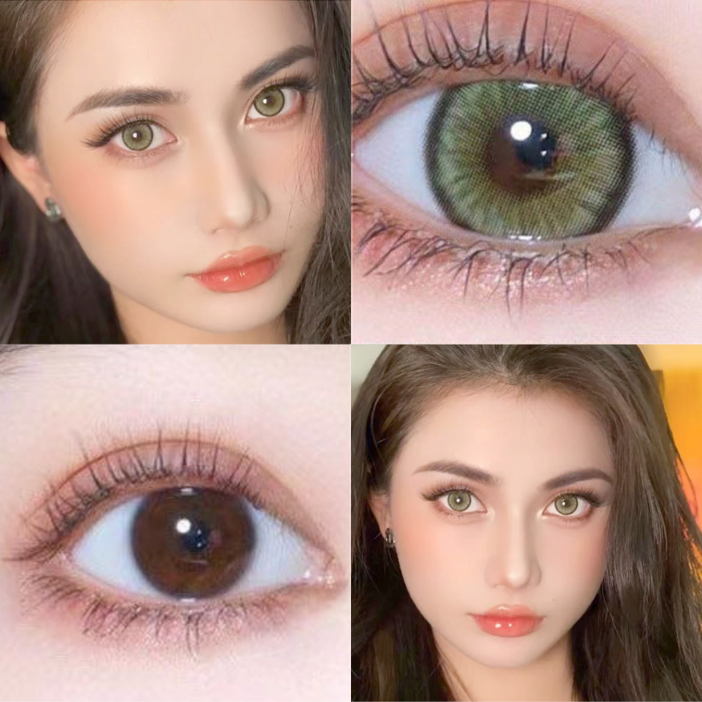 Jual Akl Cod Mysticeyes Softlens Dawn Green Color Lens Normal Mm