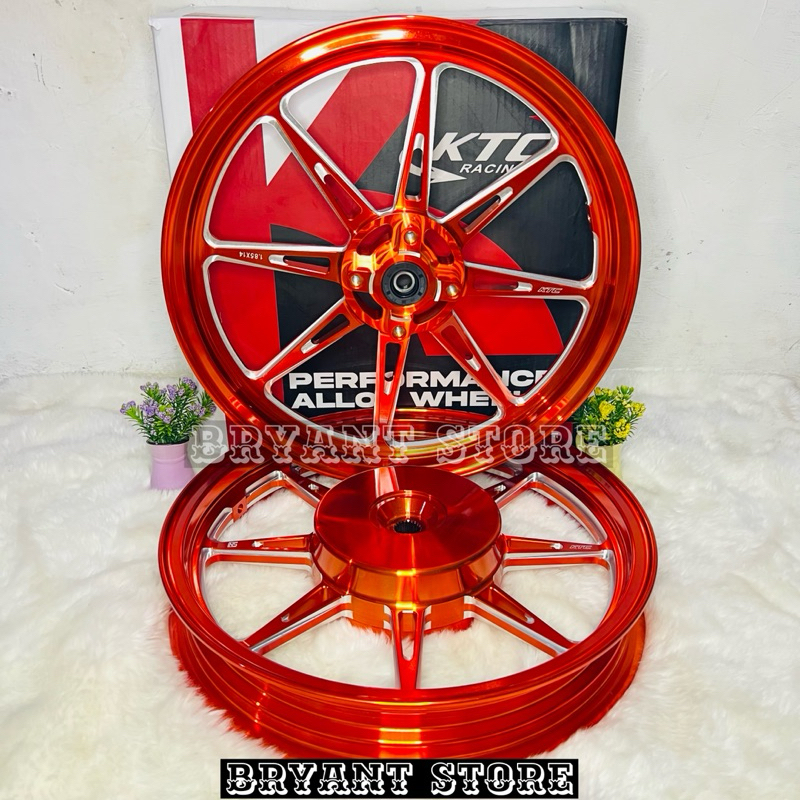 Jual Velg Ktc Racing Original Hyperchrome Two Tone Cnc Ring Alloy