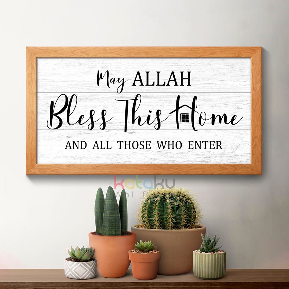 Jual Hiasan Dinding Rumah Islami Wall Decor Pajangan Ruang Tamu May