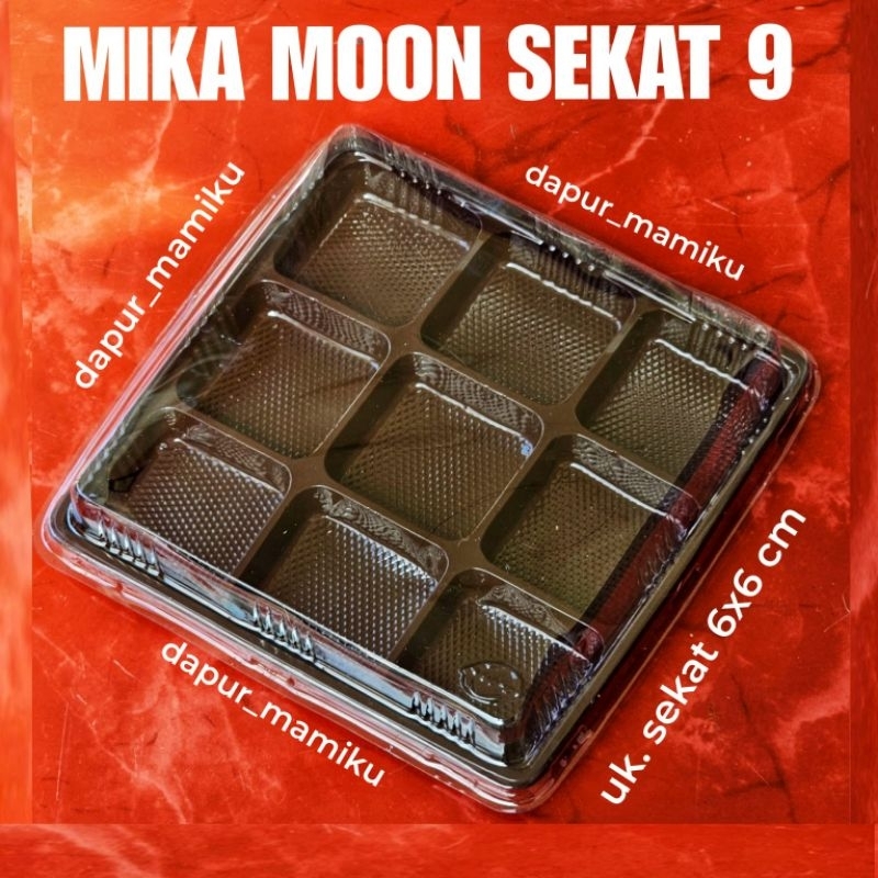 Jual Tray Mika Sekat Tutup Mika Moon Cake Sekat Mika Mooncake