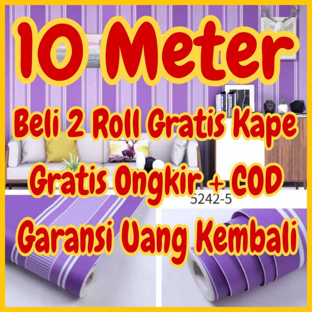 Jual Wallpaper Dinding Meter Wallpaper Dinding Kamar Tidur Stiker