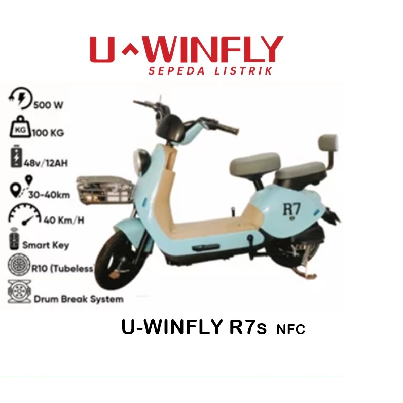 Jual SEPEDA LISTRIK ELECTRIC BIKE UWINFLY R7S NFC ORIGINAL BERGARANSI