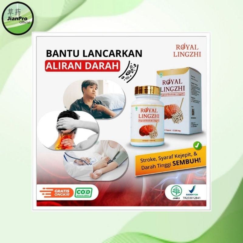 Jual Royal Lingzhi Original Ampuh Untuk Stroke Kanker Asam Urat