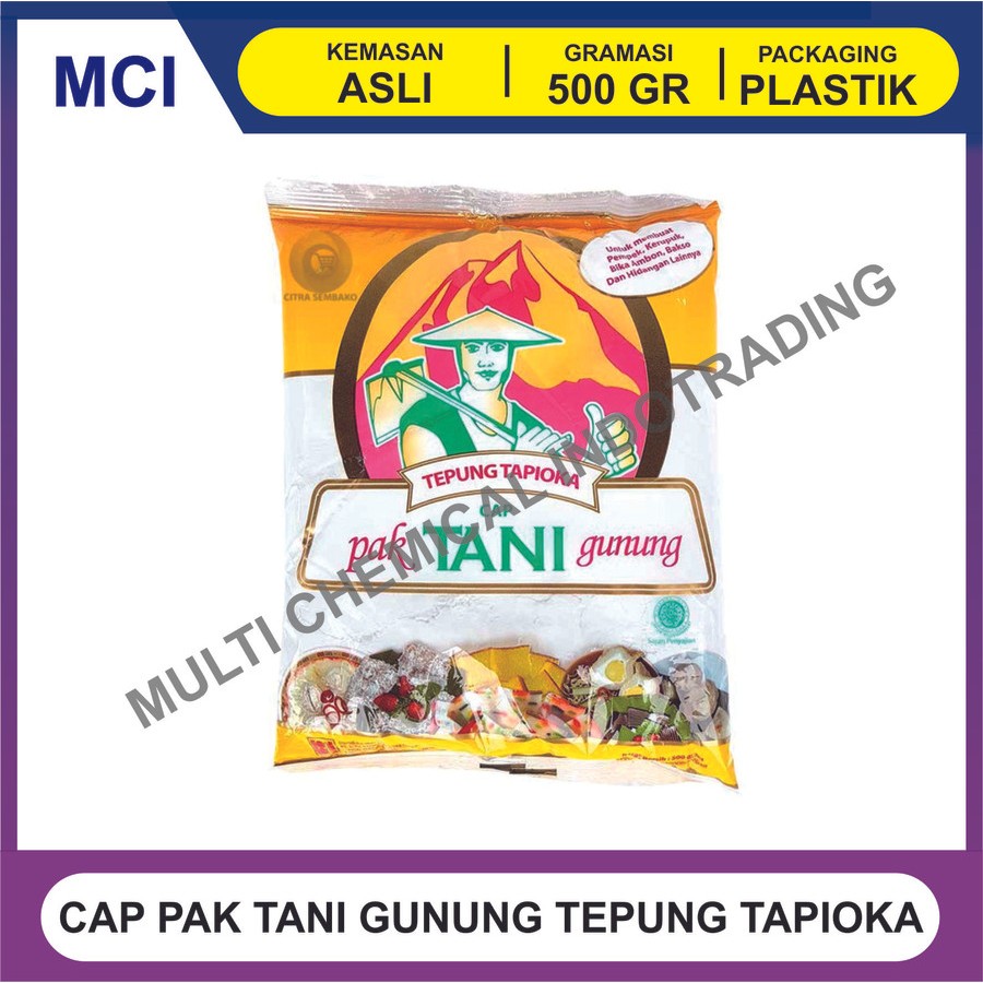 Jual TEPUNG SAGU TANI GUNUNG 500 GR TEPUNG TAPIOKA KUNING 1 DUS 20