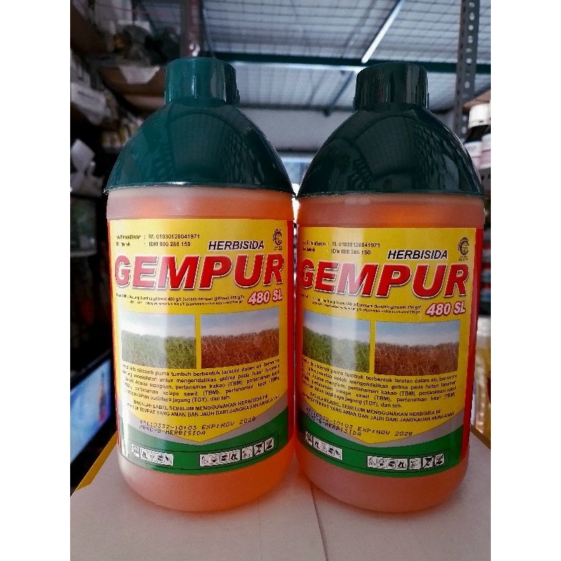 Jual Gempur 480 SL 1 Liter Herbisida Sistemik Tuntas Sampai Akar