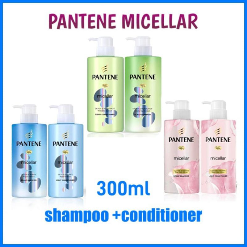 Jual Pantene Micellar Detox Purify Detox Moisturize Shampoo