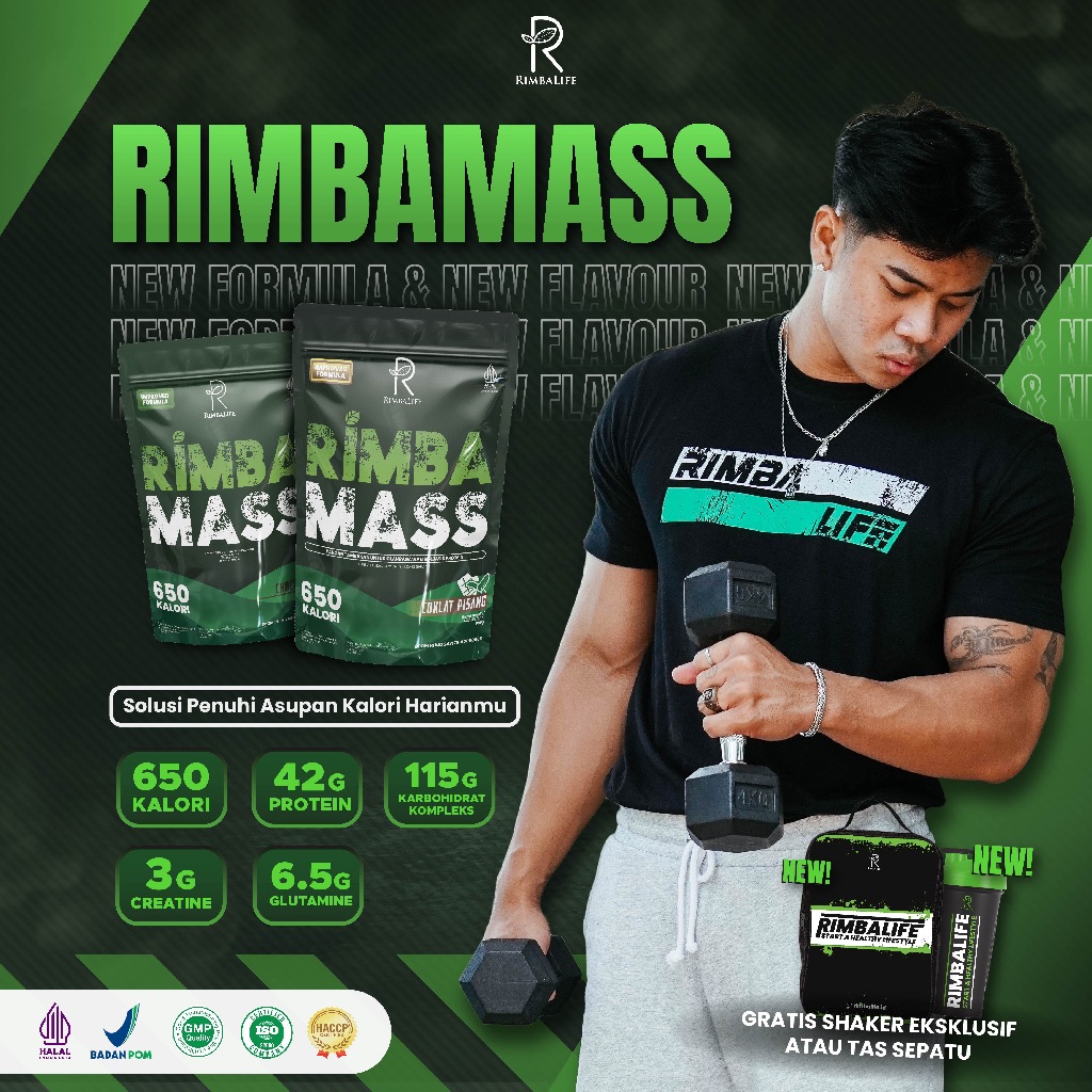 Jual Rimbalife Rimbamass Rimba Mass Susu Weight Gainer Lbs Gram