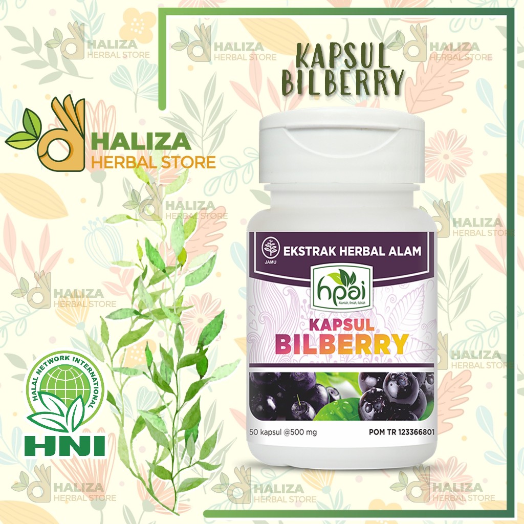 Jual Bilberry Hni Hpai Original Kapsul Herbal Untuk Mata Katarak Dan