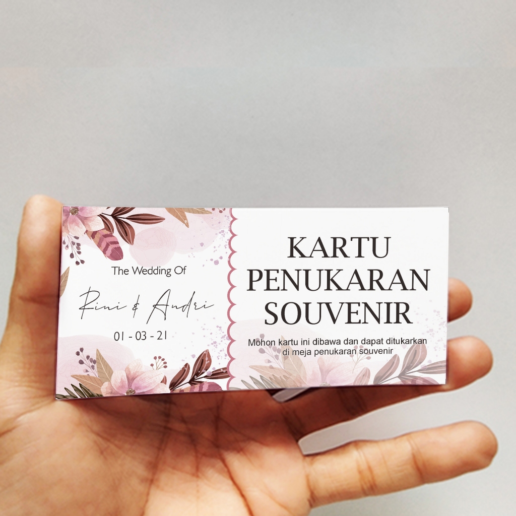 Jual Kartu Penukaran Souvenir Kartu Souvenir Kartu Photobhooth PAR