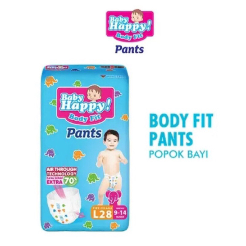 Jual Baby Happy Fit Pants S M L Xl Shopee Indonesia