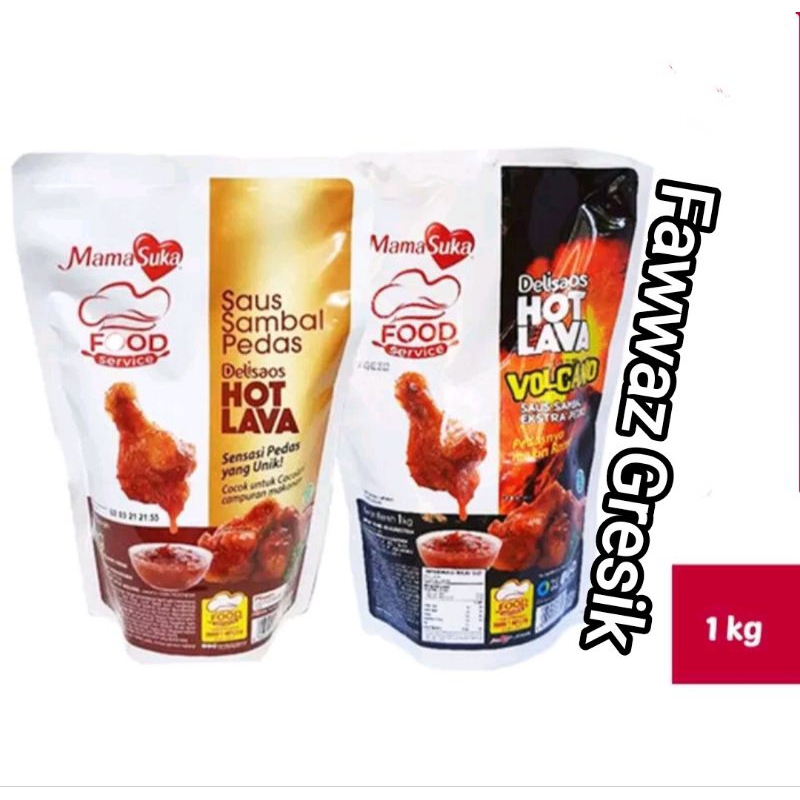 Jual Mamasuka DeliSaos Hot Lava 1Kg Mamasuka DeliSaos Hot Lava