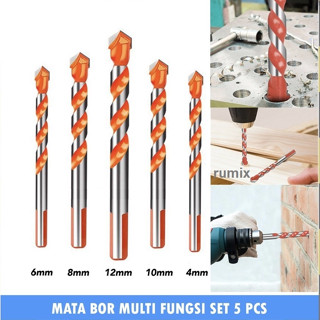 Jual Mata Bor Drill Set Pcs Multi Purpose Bor Besi Beton Kayu