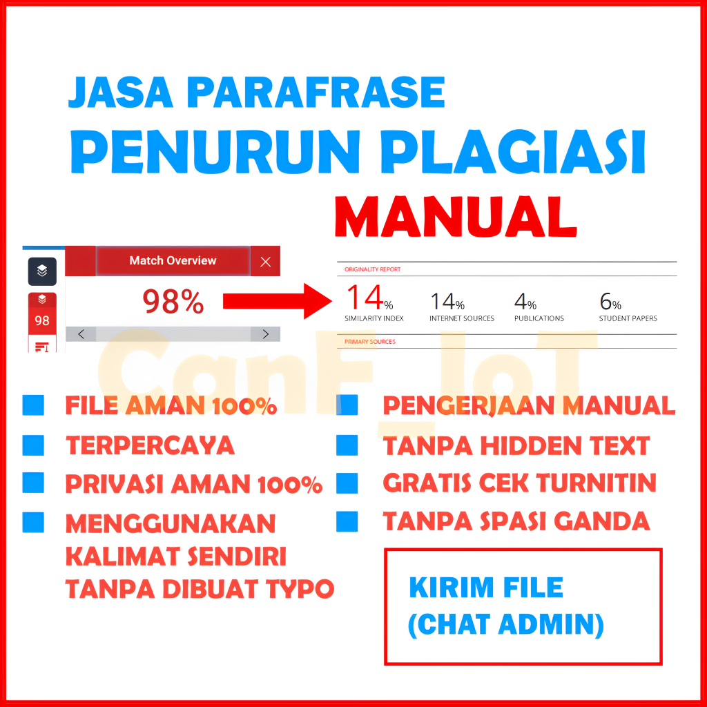 Jual Parafrase Manual Menurunkan Plagiasi Murni Tanpa Trik Shopee