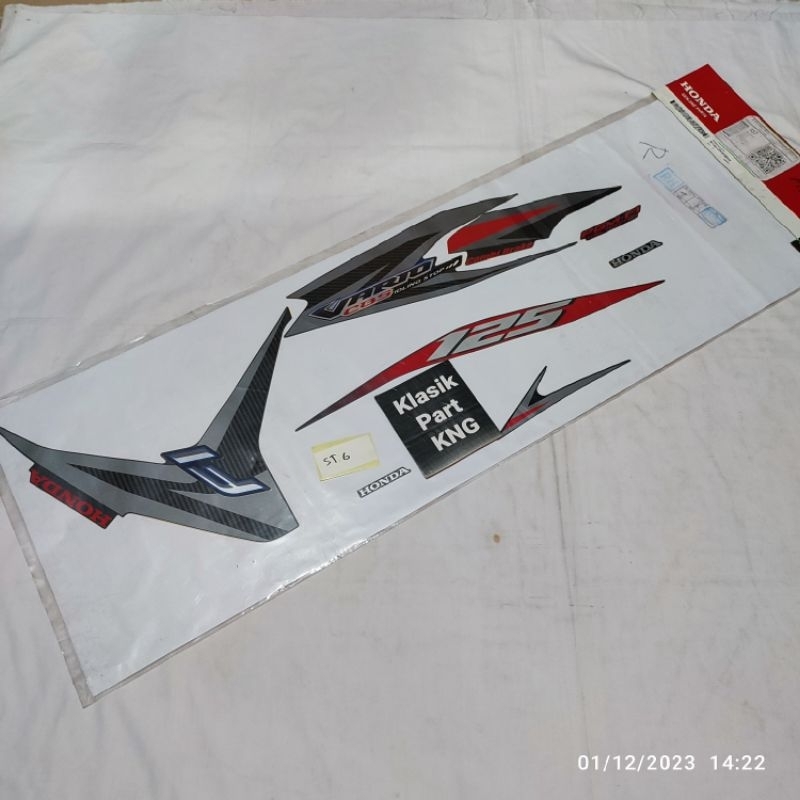 Jual Striping Sticker Stiker Honda Vario Cbs Pgm Fi Injeksi Lama