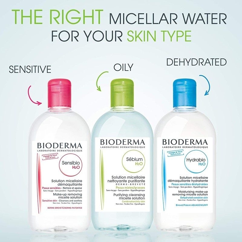 Jual BPOM BIODERMA Sensibio Sebium H20 Micellar Water Makeup Remover