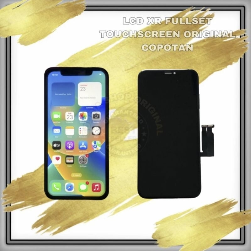 Jual Lcd Iphone Xr Fullset Touchscreen Original Copotan Shopee Indonesia