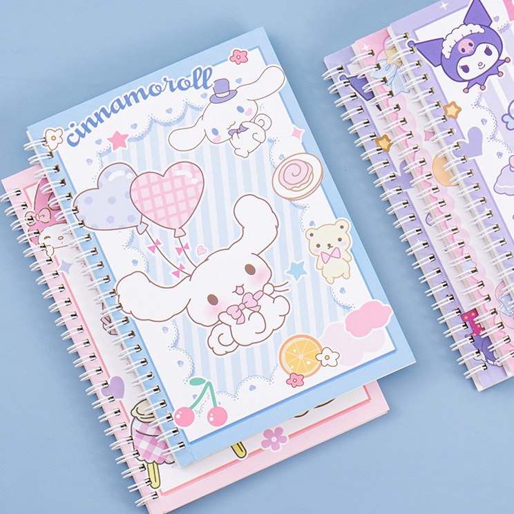 Jual RING BOOK SANRIO BUKU TULIS A5 SANRIO ISI 6 LEMBAR BUKU TULIS