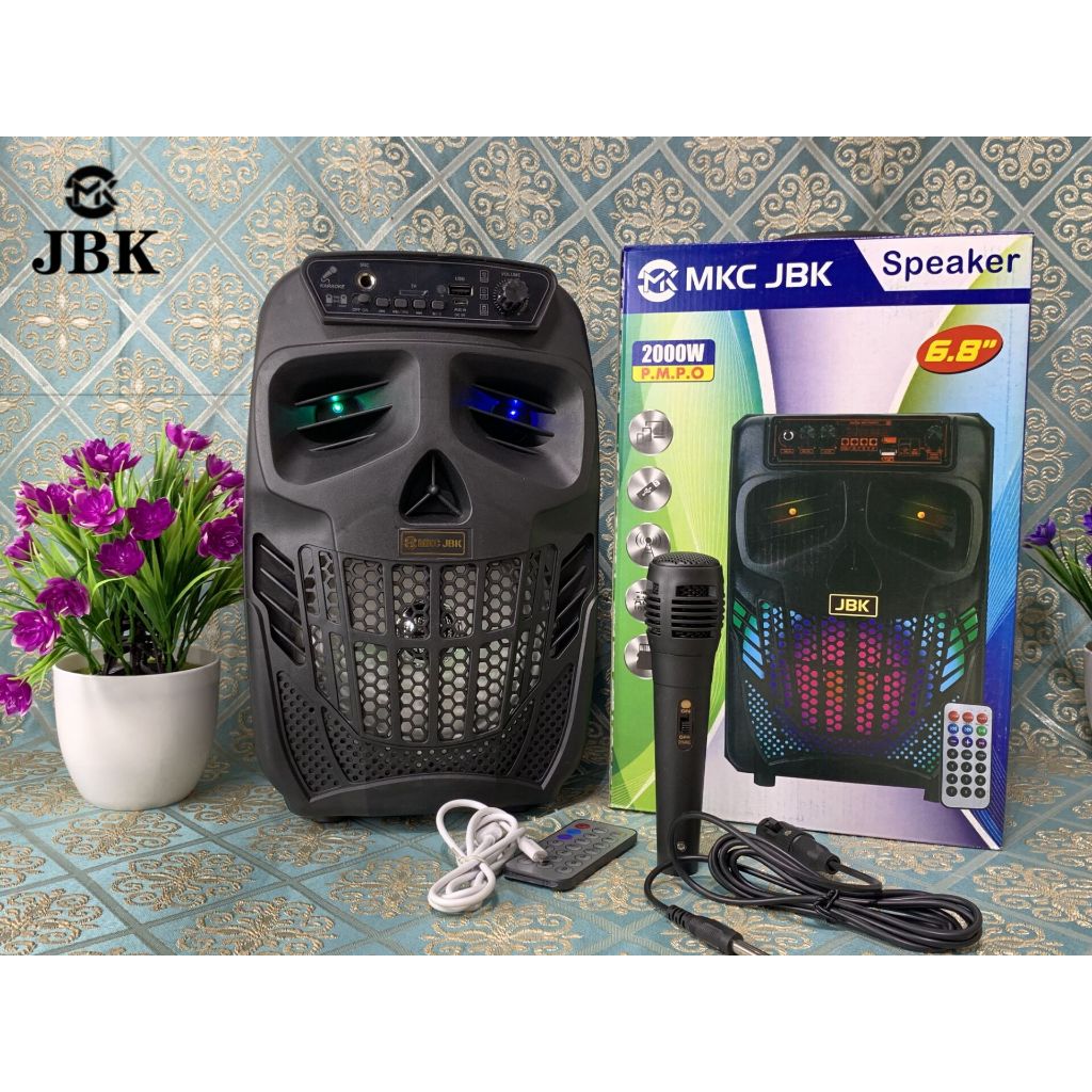 Jual Speaker Bluetooth Karaoke MKC JBK 7801 Salon 6 5in Mic Kabel