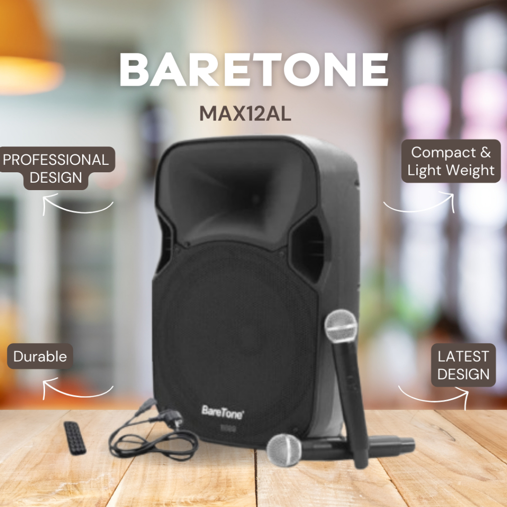 Jual Speaker Portable Baretone Max Al Max Al Max Al Inch