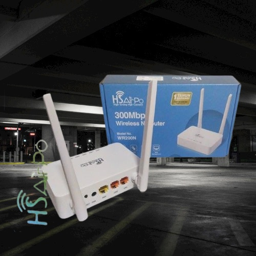 Jual HSAIRPO WR200N 300Mbps WIRELESS N ROUTER HS AIRPO Shopee Indonesia