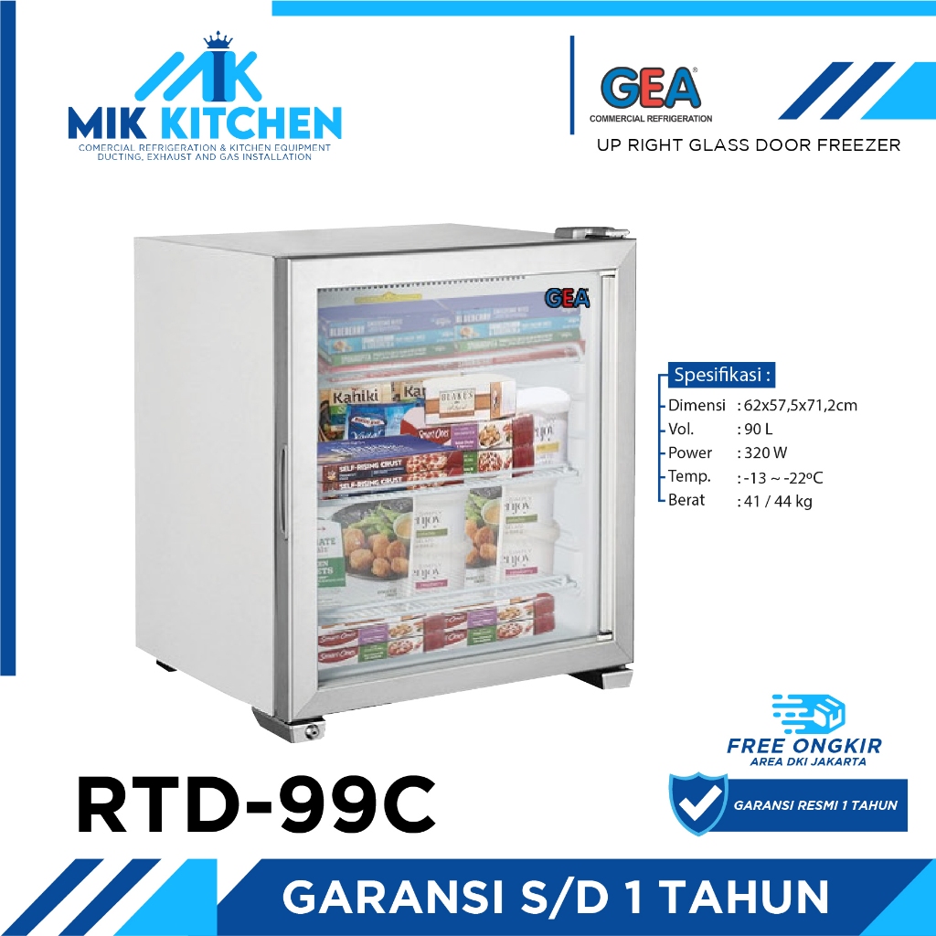 Jual Gea Up Right Glass Door Freezer Rtd C Rtd C Rtd C