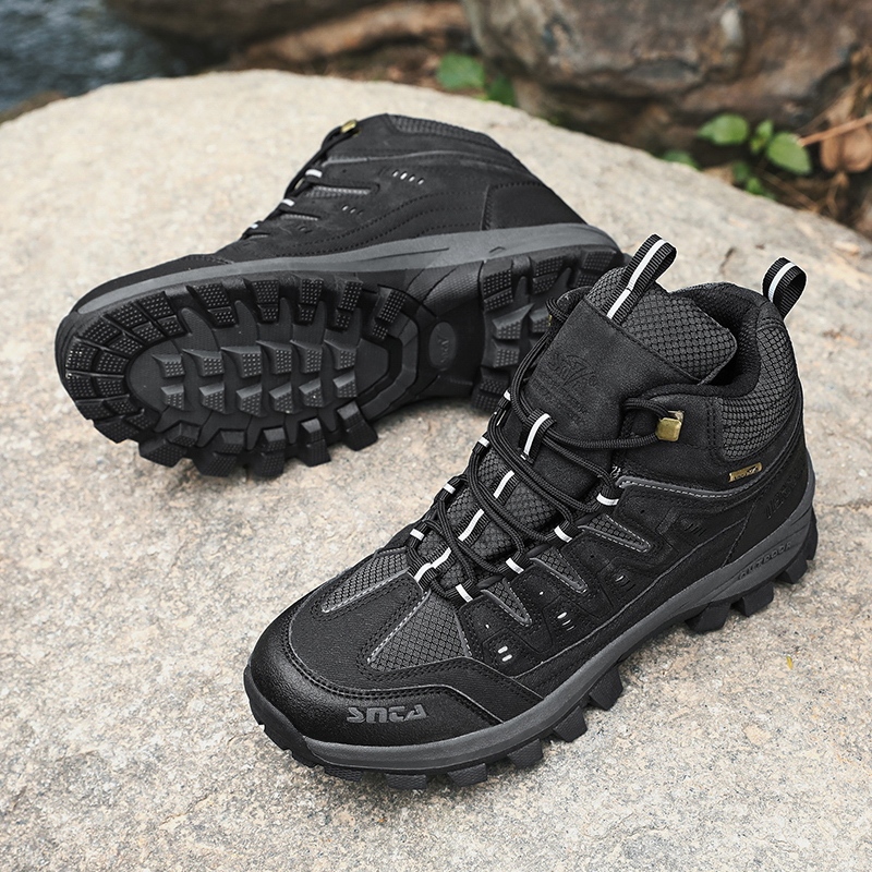 Jual Sepatu Gunung Hiking Snta Black Outdoor Adventure