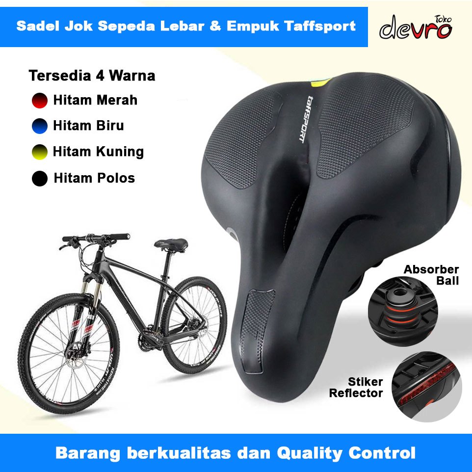 Jual Jok Sadel Sepeda Empuk Tebal Leather Model Absorber Ball