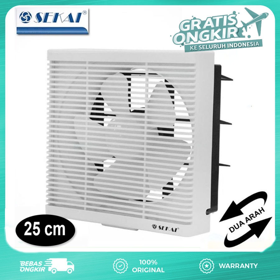 Jual SEKAI Wall Exhaust Fan WEF890 Exhaust Tipe Dinding 20 Cm WEF 890