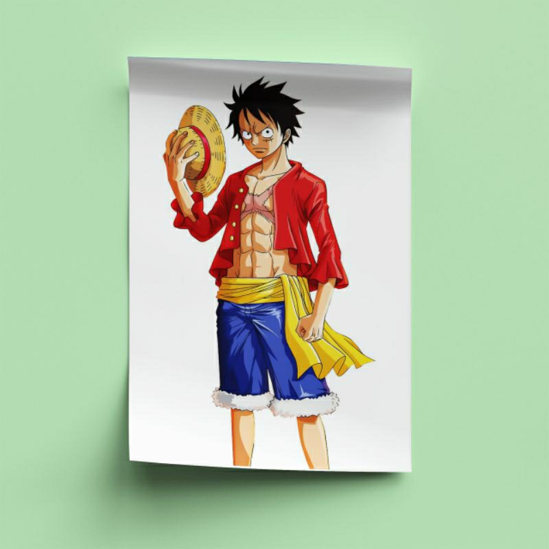 Jual Poster One Piece Luffy Poster Anime Poster Kartun Poster