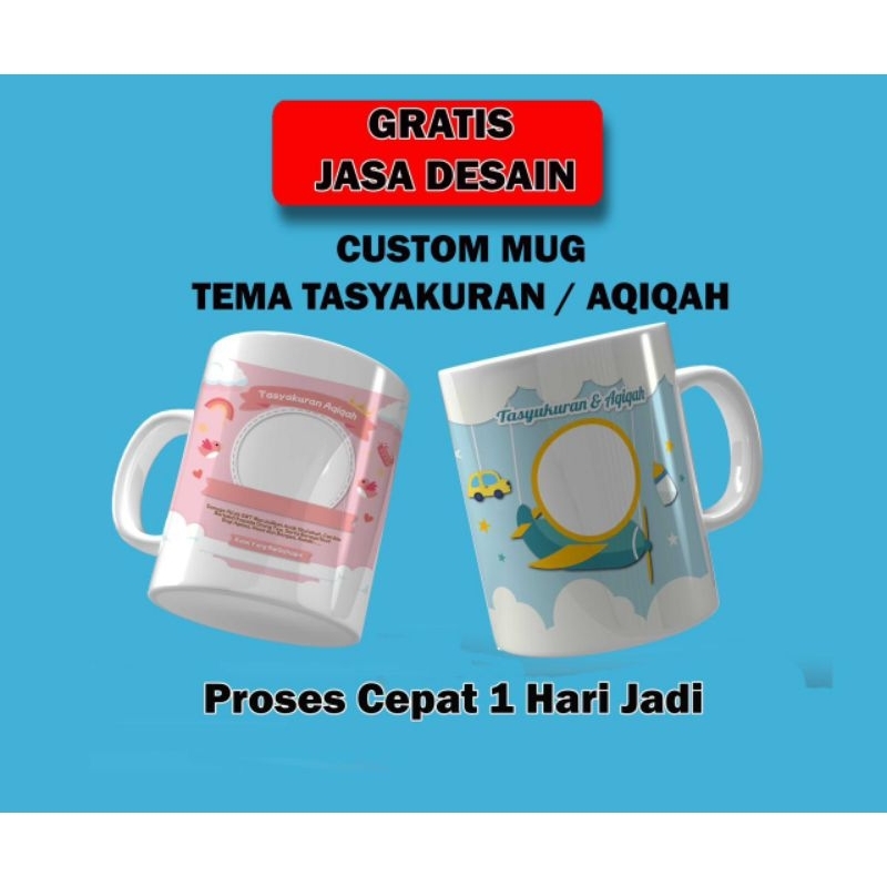 Jual Souvenir Mug Souvenir Aqiqah Souvenir Tasyakuran Souvenir