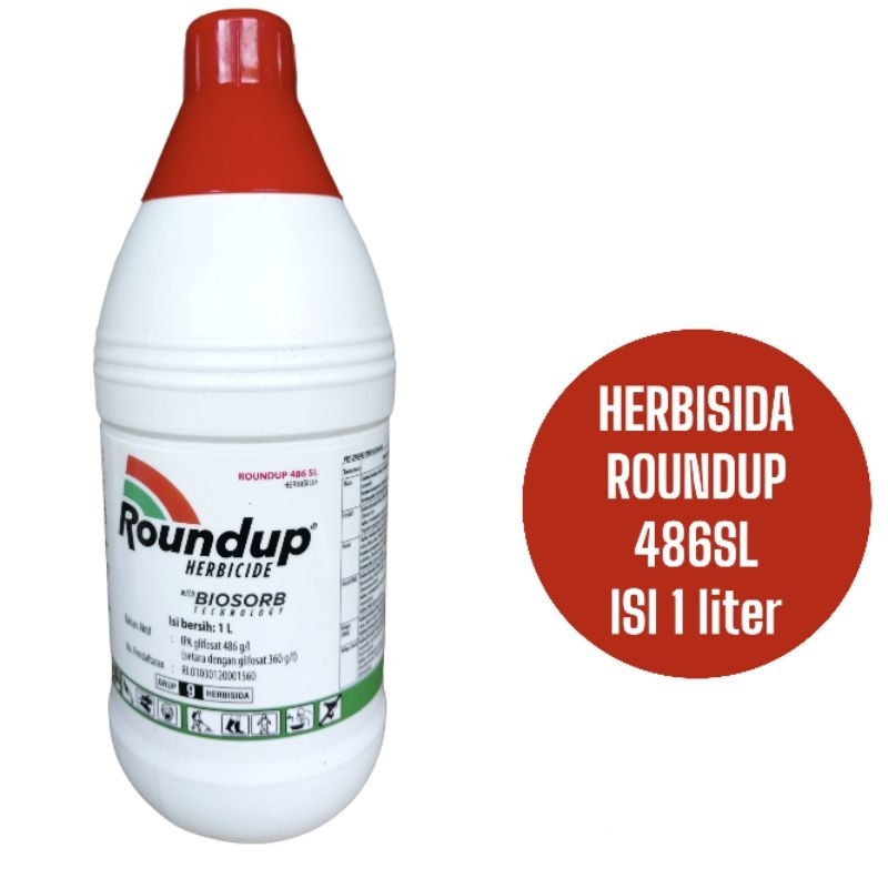 Jual ROUNDUP 486 SL HERBISIDA BIOSORD PENGENDALI RUMPUT GULMA 1 LITER