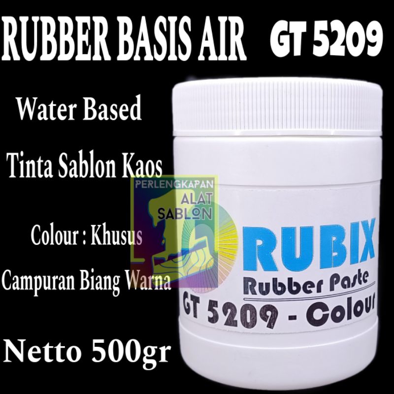 Jual Tinta Sablon Rubber Gl Pasta Gt Colour Basis Air Gr