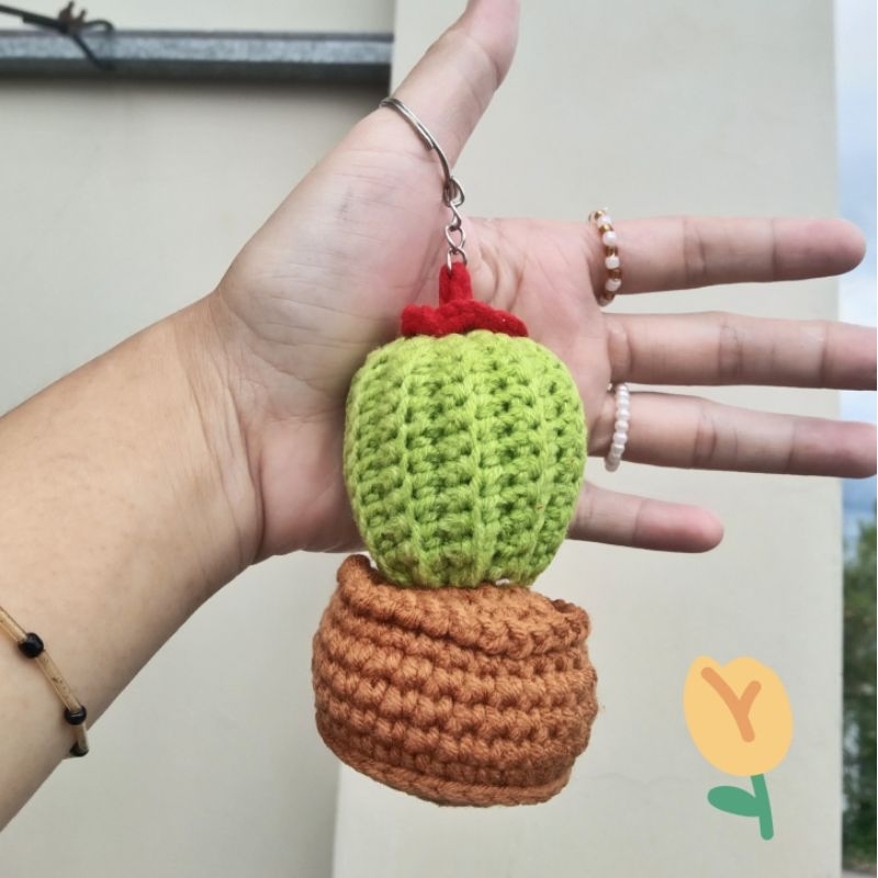 Jual Gantungan Kunci Kaktus Cactus Keychain Shopee Indonesia