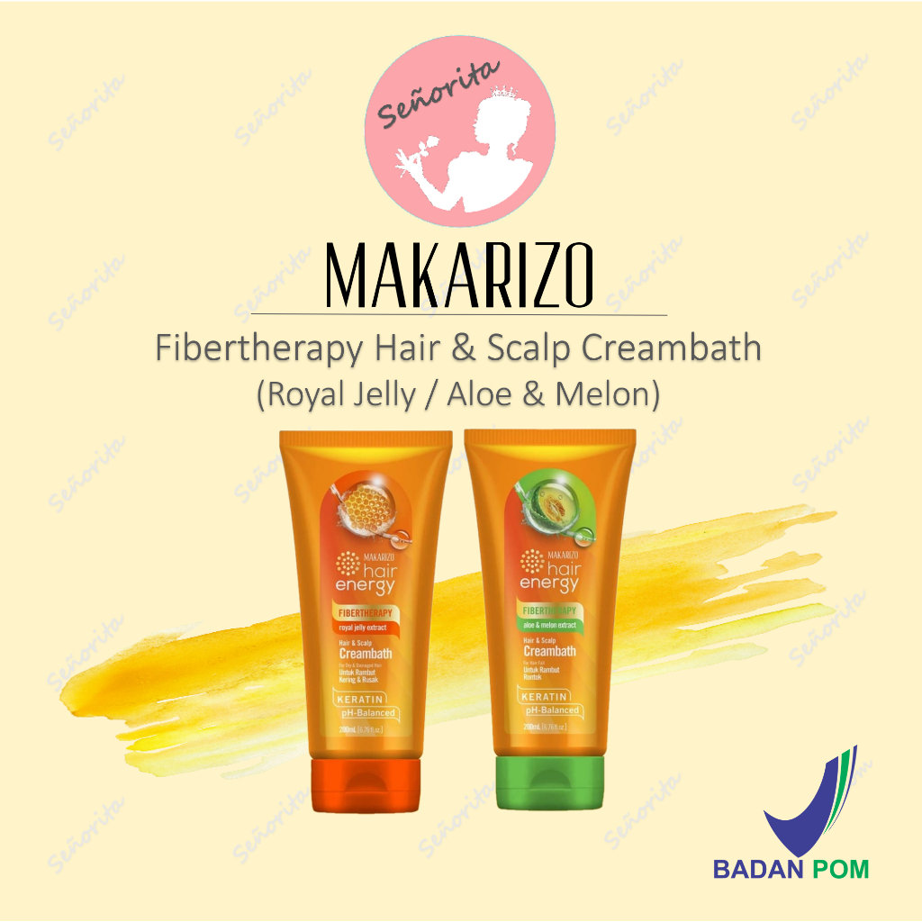 Jual MAKARIZO Fibertherapy Hair Scalp Creambath 200ml TUBE Shopee